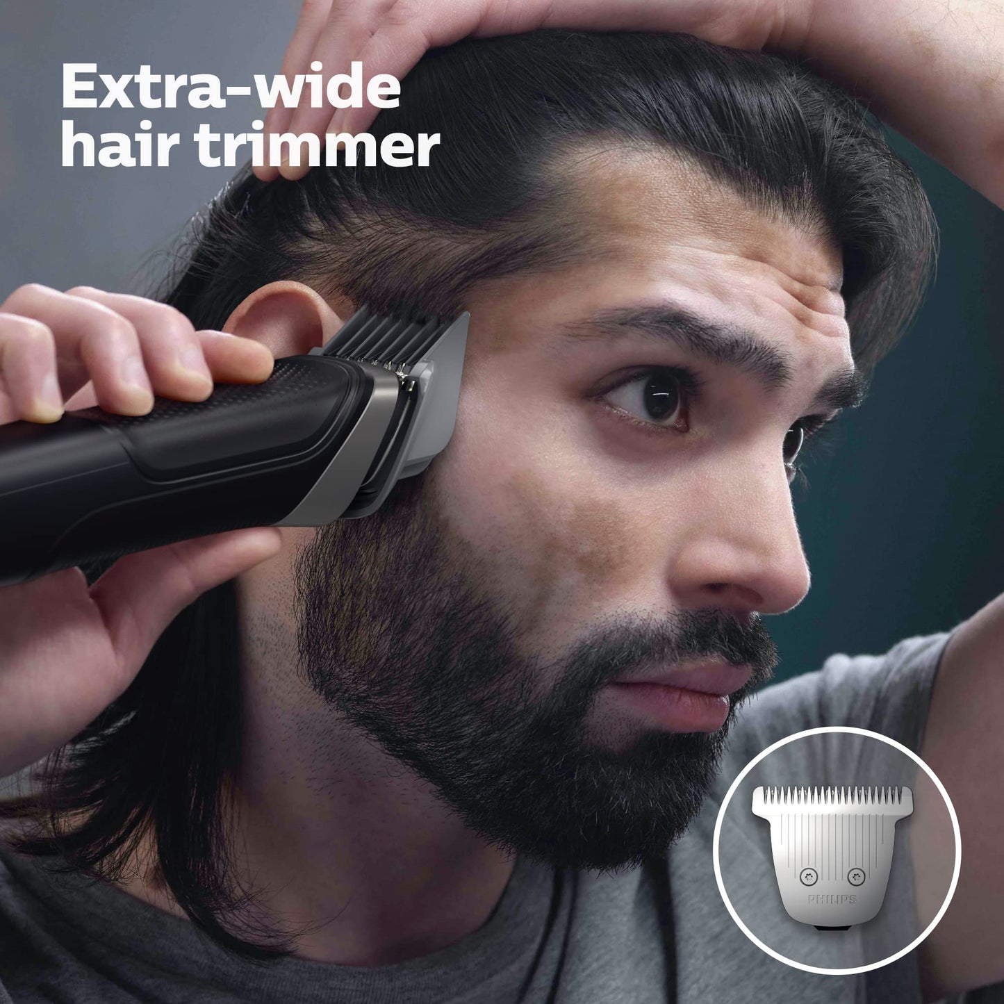 Philips Norelco Multigroom Series 5000 18 Piece, Beard Face, Hair, Body and Intimate Hair Trimmer for Men - NO BLADE OIL MG5910/49