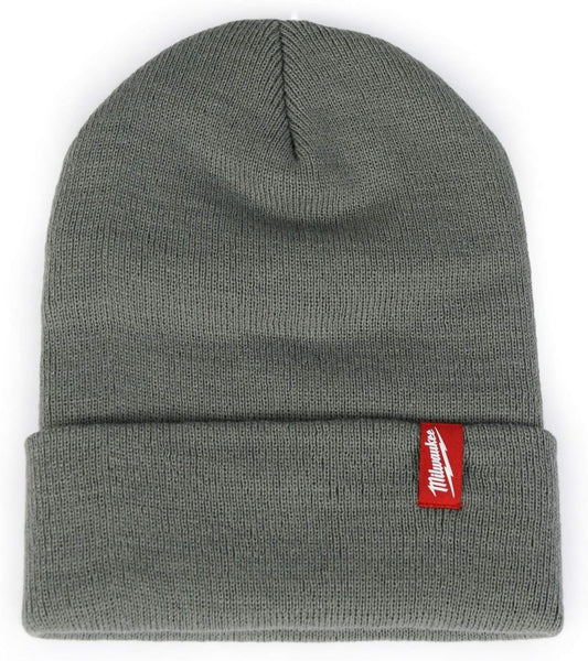 Milwaukee 506G Men's Gray Acrylic Cuffed Beanie Hat