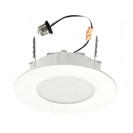 Commercial Electric 6in LED Retrofit Ultra-Slim White Recessed Light Trim 91846