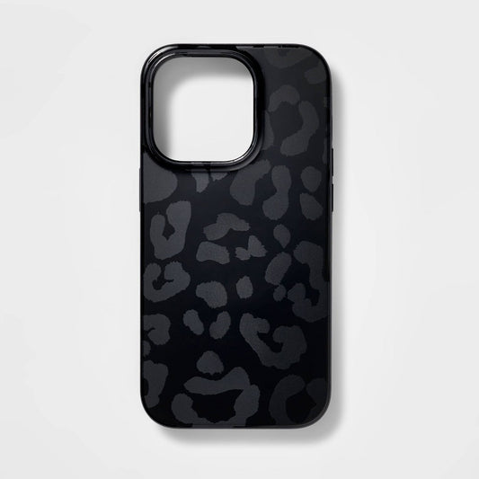 Apple iPhone 14 Pro Case with MagSafe - heyday™ Black Leopard Print