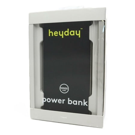 Heyday 10000mAh/15W Power Bank - Black and Gold