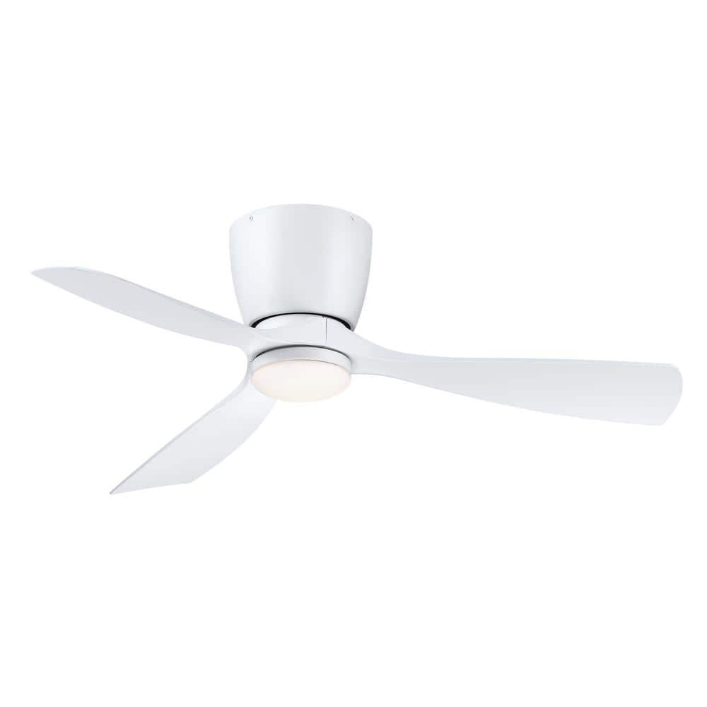 3 Blade Ceiling Fan-10.21 Inches Tall And 44 Inches Wide-Matte White Finish Fanimation Fans Fps7681mw