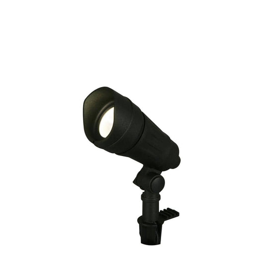 50-Watt Equivalent Low Voltage Black Integrated LED Outdoor Spotlight with CCT Change