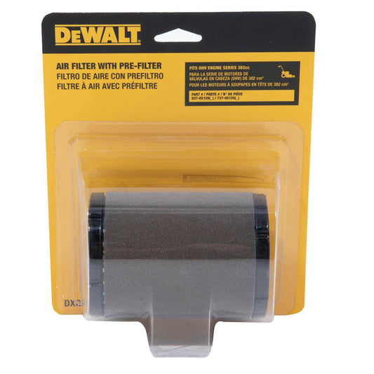 DEWALT Original Equipment Air Filter for 382cc Wide Area Lawn Mower Engine OE# 937-05066, 737-05066