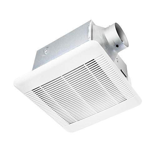 Hampton Bay 110 CFM Ceiling Mount Room Side Installation Quick Connect Bathroom Exhaust Fan, ENERGY STAR, White