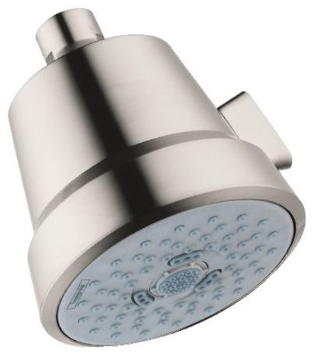Hansgrohe 04919 Club 1.75 GPM Shower Head with QuickClean Technology Brushed Nickel Showers Shower Heads Multi Function