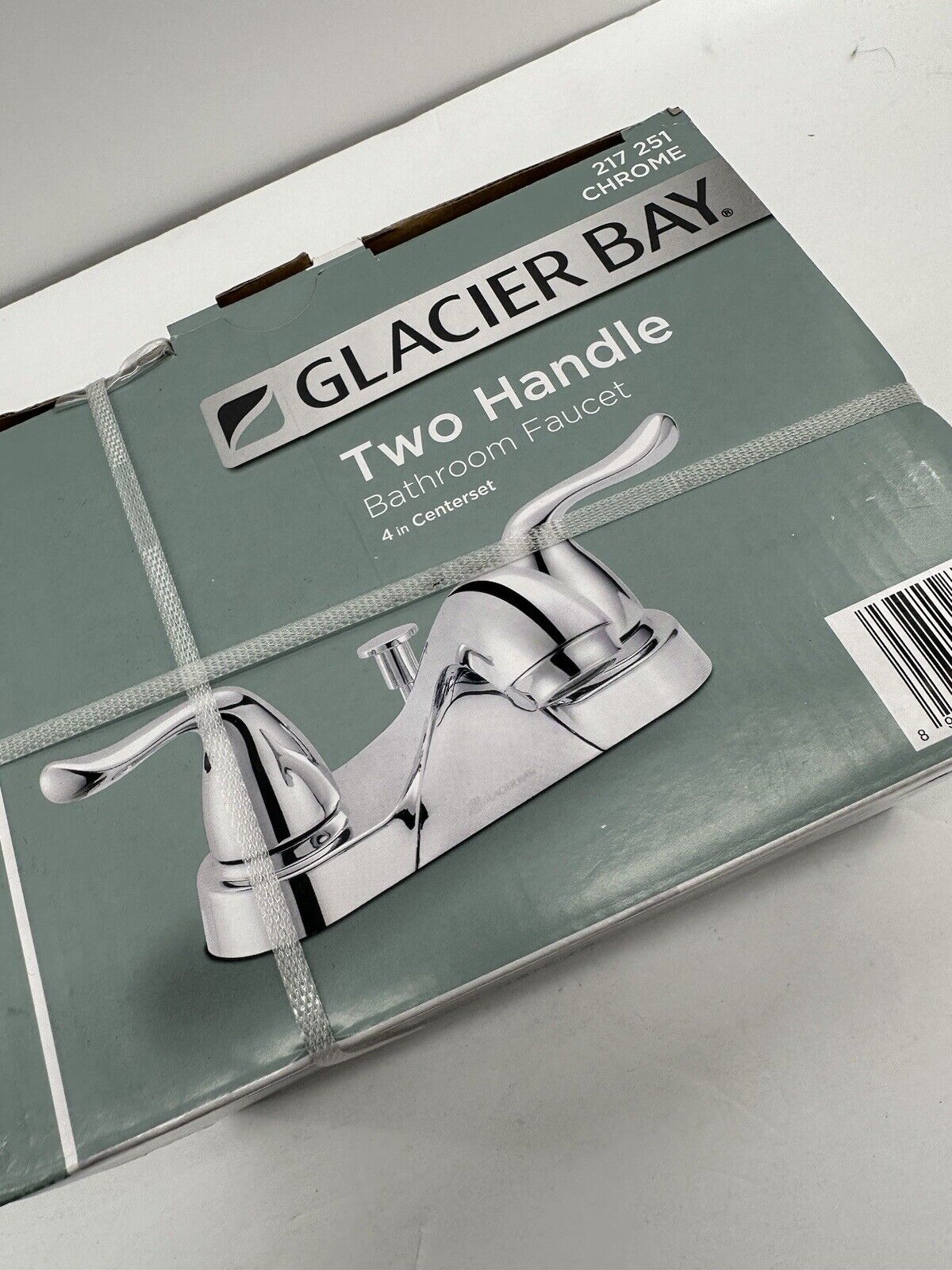 Glacier Bay Constructor 4"  Double Handle Bathroom Faucet Chrome